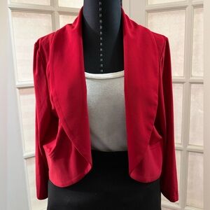 Crop Red Women's Jacket